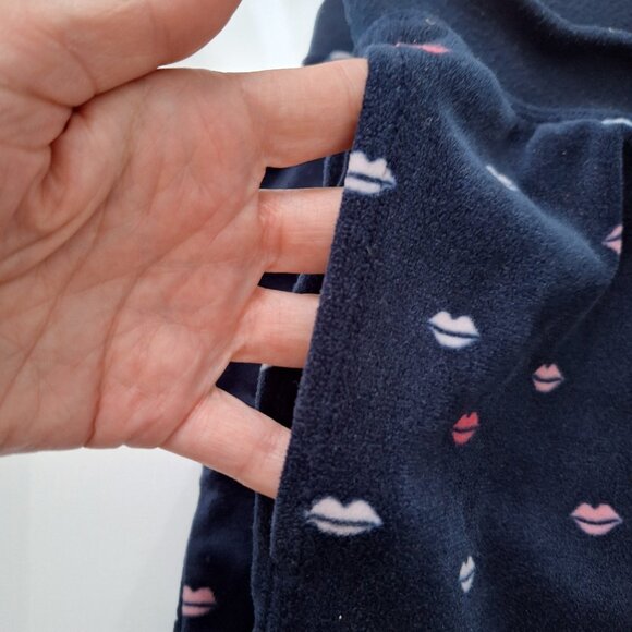 Kate Spade Lips Fleece Pajamas - Picture 8 of 10